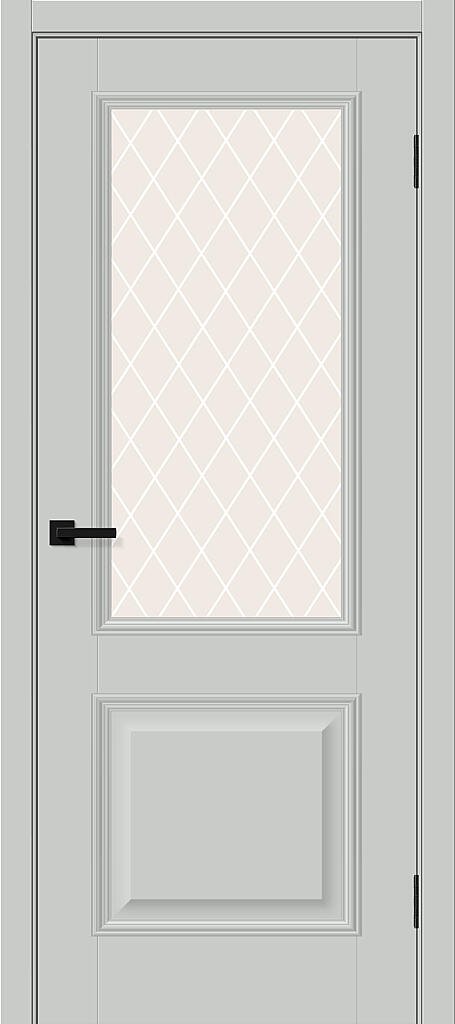 Классик-13 Grey Silk White Сrystal 200*80