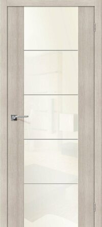 Межкомнатная дверь V4 WР Cappuccino Veralinga White Pearl