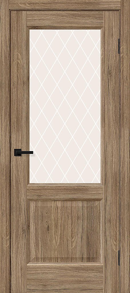 Межкомнатная дверь Неоклассик-33 Original Oak White Сrystal
