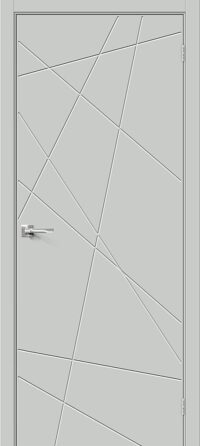 Межкомнатная дверь Граффити-5.Д.П Grey Matt