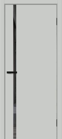 Межкомнатная дверь Браво-0.40.П Grey Silk Mirox Grey