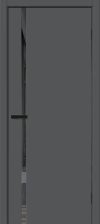 Межкомнатная дверь Браво-0.40.П Stormy Silk Mirox Grey