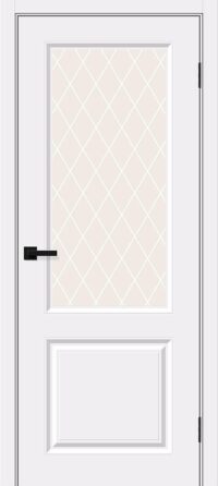 Межкомнатная дверь Скинни-13 White Pro White Сrystal